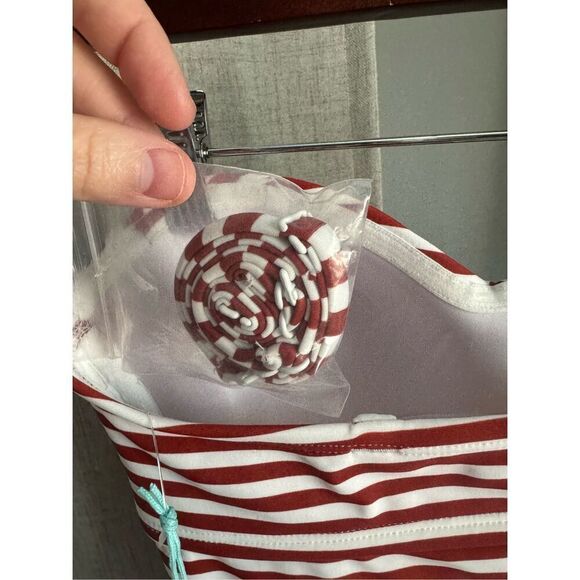 Kona Sol One Piece Striped Swimsuit XS‎ - Picture 4 of 6